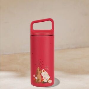 Starbucks 2026 Lunar New Year Horse Red MiiR 12 Oz Stainless Steel Tumbler NEW